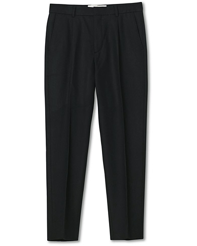 Bukser |  Crovie Wool Trousers Black