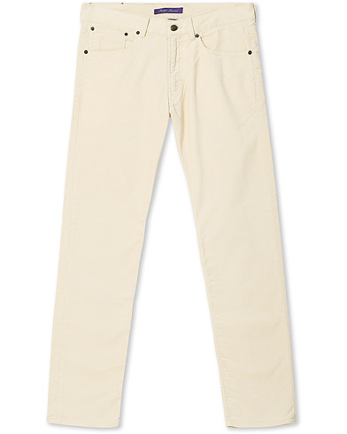 Fløjlsbukser |  5-Pocket Corduroy Pants Cream