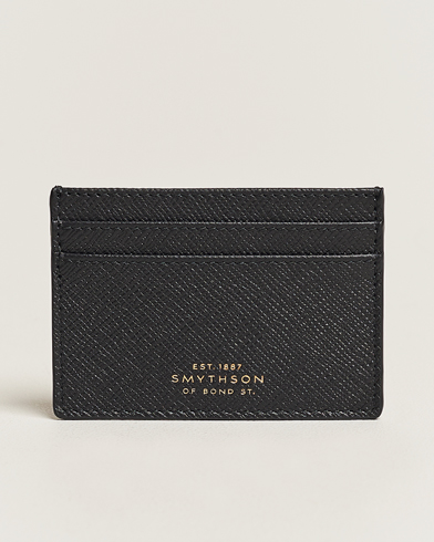 Herre | Smythson | Smythson | Panama Flat Cardholder Black
