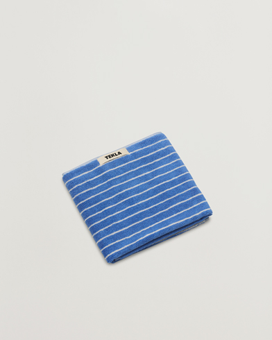 Herre | Livsstil | Tekla | Organic Terry Hand Towel Clear Blue Stripes