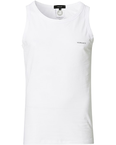 Herre | T-Shirts | Versace | Logo Tank Top White