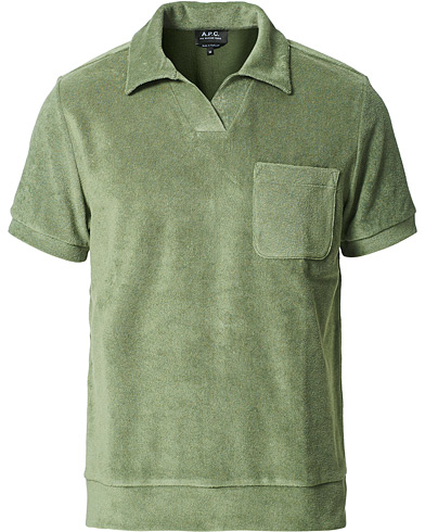  |  Agustino Short Sleeve Terry Polo Olive