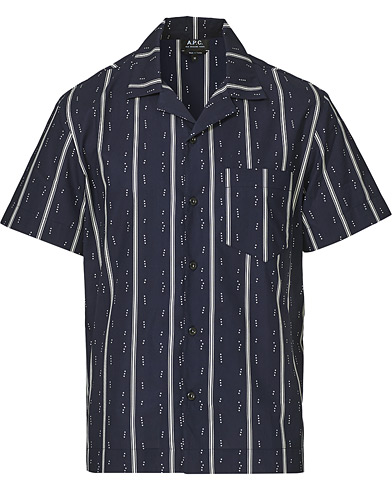  |  Edd Camp Collar Shirt Navy