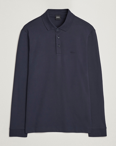 Strikkede polotrøjer |  Pado Knitted Polo Shirt Dark Blue