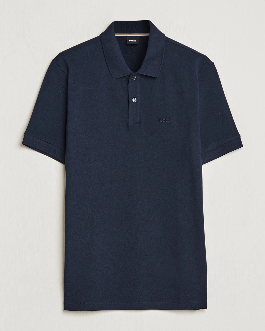 BOSS BLACK Pallas Polo Dark Blue – Blå