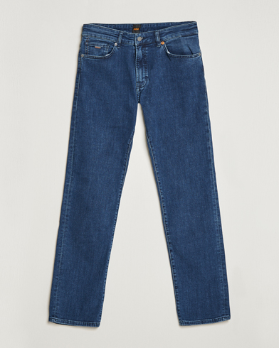 Herre | BOSS Casual | BOSS Casual | Maine Regular Fit Super Stretch Jeans Lagoon Blue
