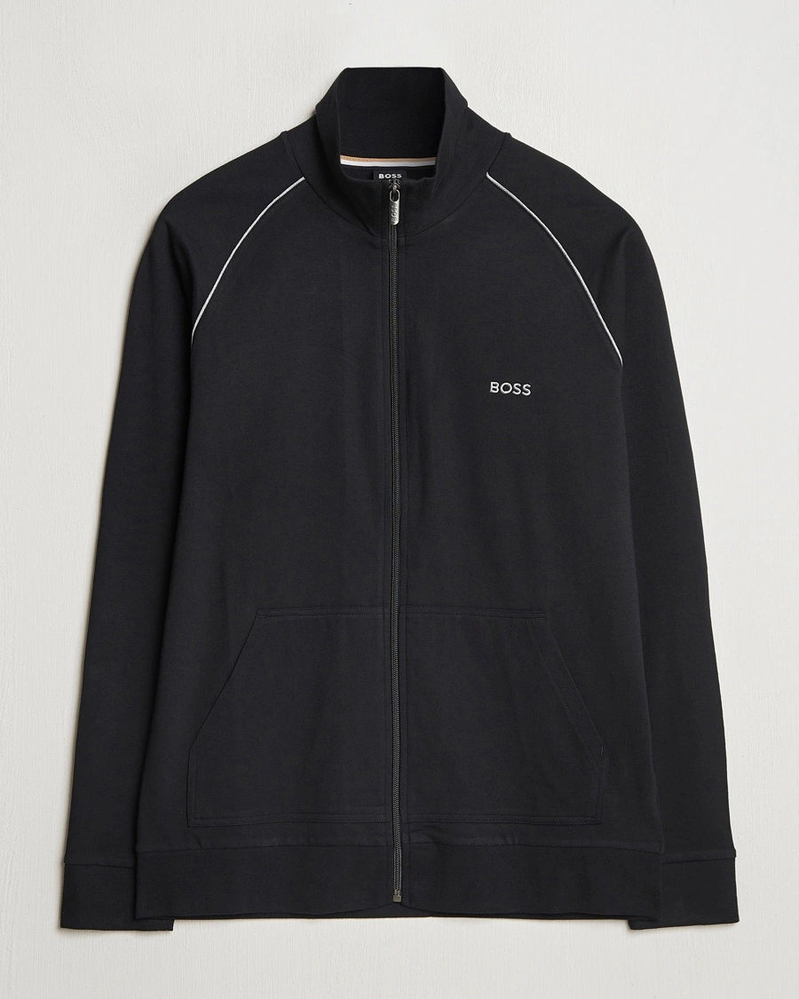 BOSS BLACK Mix & Match Full Zip Jacket Black – Sort