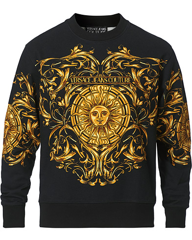 Herre | Sweatshirts | Versace Jeans Couture | Baroque Sun Sweatshirt Black