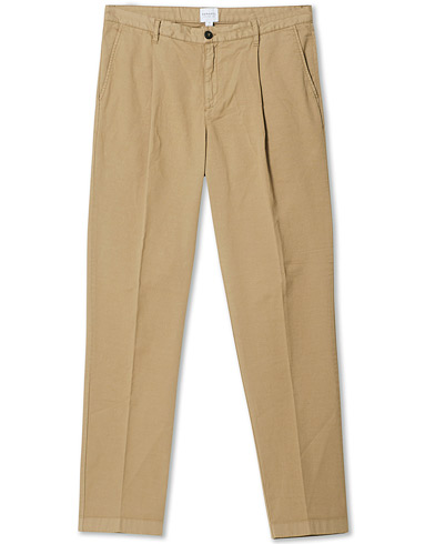 Chinos |  Cotton Relaxed Fit Trousers Stone