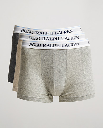 Herre | Wardrobe basics | Polo Ralph Lauren | 3-Pack Trunk Andover Heather/Grey/Charcoal