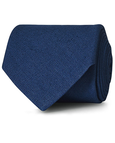 Luxury Brands |  Linen Tie Medium Blue