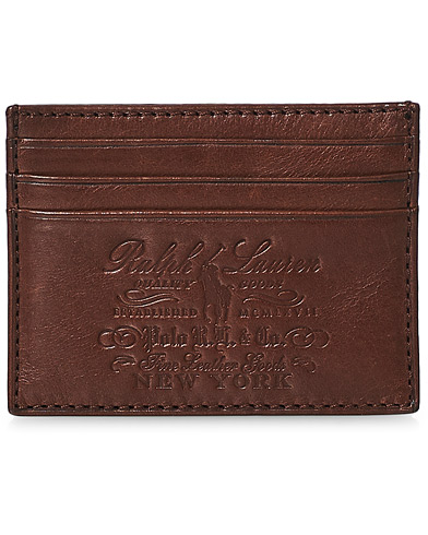 Kortholdere |  Leather Card Case Brown
