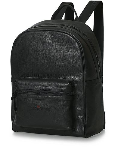 Herre |  | Kiton | Deerskin Leather Backpack Black