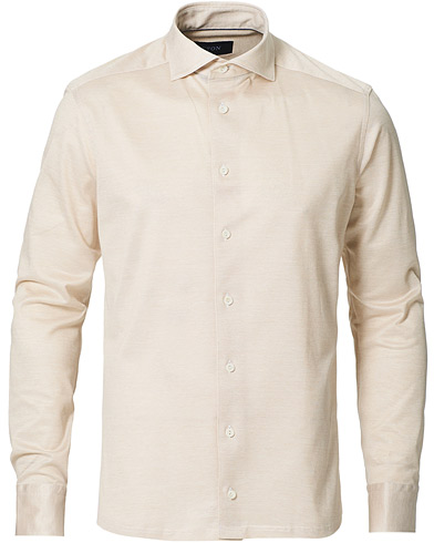 Herre | Poloskjorte | Eton | Oxford Piqué Shirt Beige