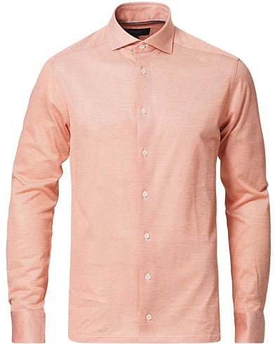 Herre | Poloskjorte | Eton | Oxford Piqué Shirt Orange