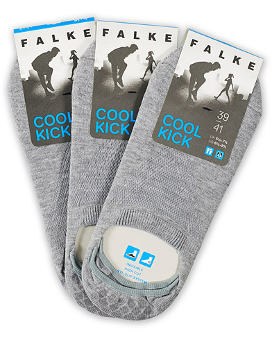 Herre | Falke | Falke | Cool Kick 3-Pack Sneaker Socks Light Grey
