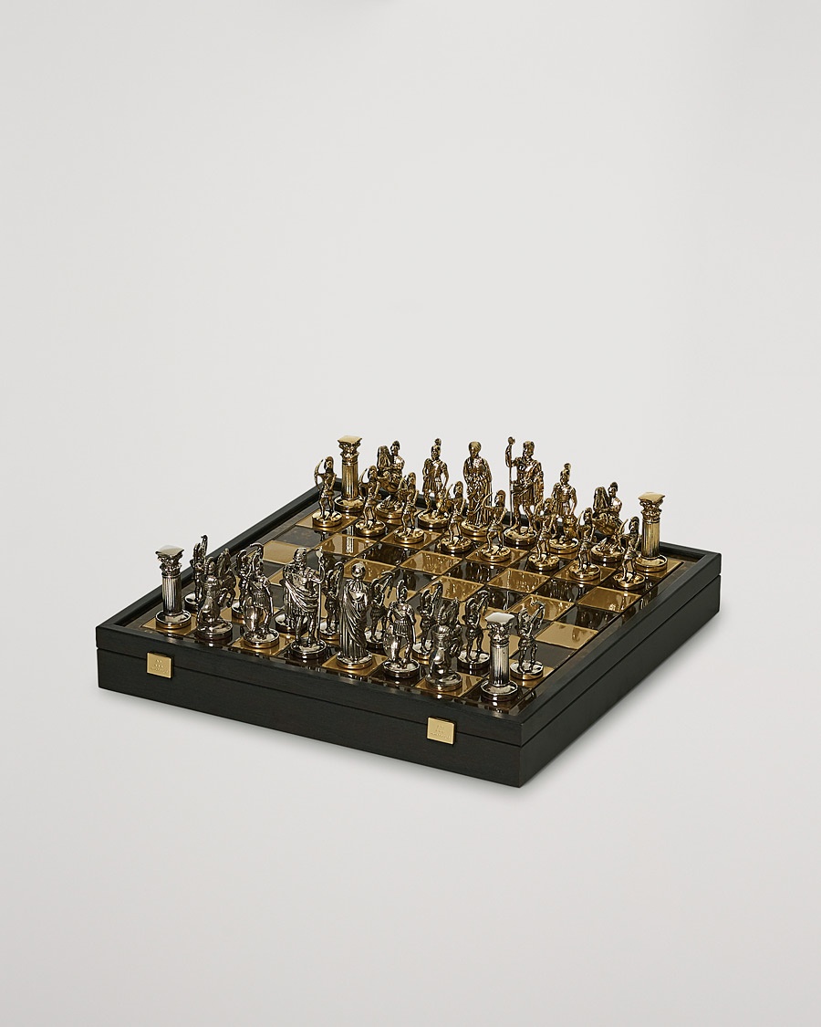 Manopoulos Archers Chess Set Brown – Brun
