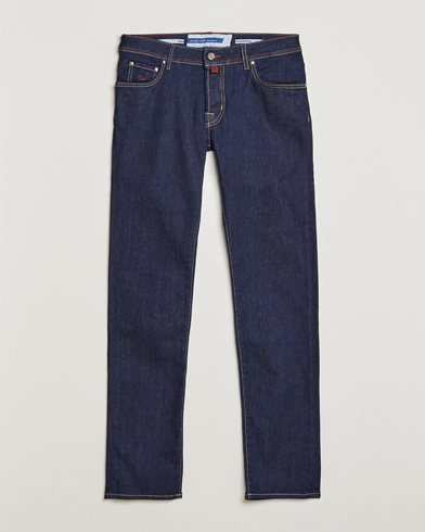 Herre | Blå jeans | Jacob Cohën | Nick 622 Slim Fit Stretch Jeans Rinse
