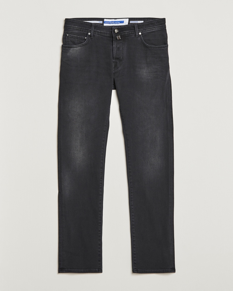 Jacob Cohën Nick 622 Slim Fit Stretch Jeans Black Dark Stone – Sort