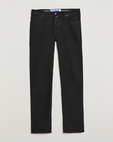 Herre | Sorte jeans | Jacob Cohën | Nick 622 Slim Fit Stretch Jeans Black Dark Wash