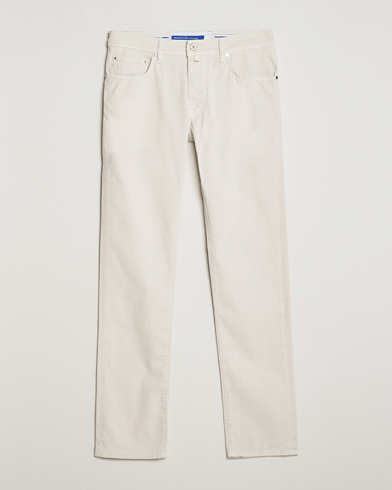 5-Pocket-Trouser |  Bard Garment Dyed Gabardine Trousers Beige