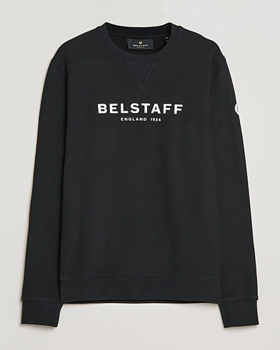 Herre | Sweatshirts | Belstaff | Belstaff 1924 Crew Neck Logo Sweat Black