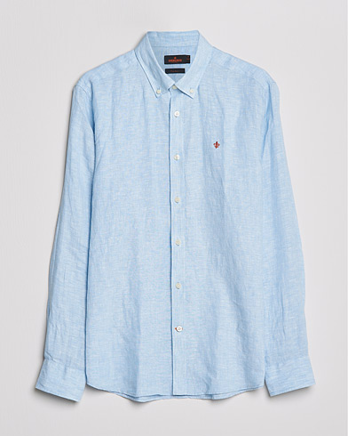 Herre | Hørskjorter | Morris | Douglas Linen Shirt Light blue
