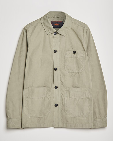 Skjorte |  Morley Ripstop Shirt Jacket Light Green