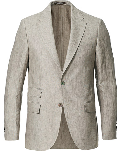 Herre | Hørblazer | Morris Heritage | Keith Linen Suit Blazer Khaki