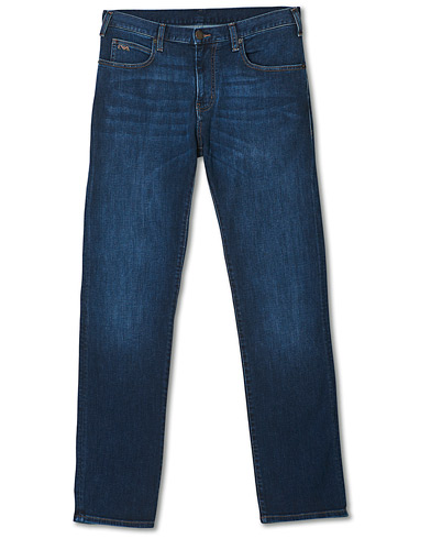 Herre | Jeans | Emporio Armani | Regular Fit Jeans Dark Blue