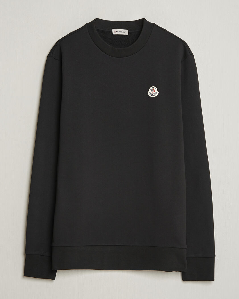 Moncler Logo Sweatshirt Black – Sort