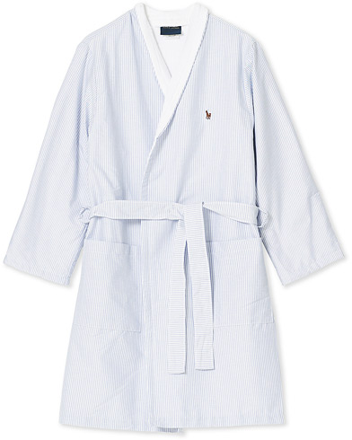 Herre | Pyjamas & Morgenkåber | Ralph Lauren Home | Oxford Men Kimono Bathrobe Blue