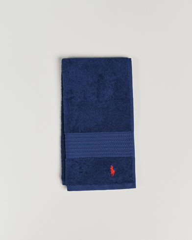 Herre | Tekstiler | Ralph Lauren Home | Polo Player Guest Towel 40x75 Marine