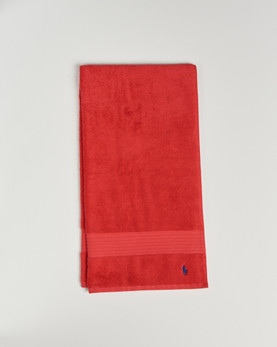 Herre | Livsstil | Ralph Lauren Home | Polo Player Shower Towel 75x140 Red Rose