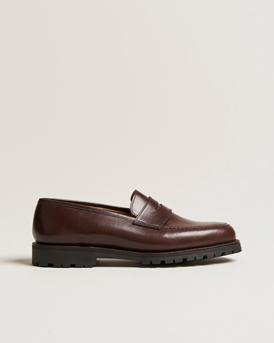 Herre | Håndlavede sko | Crockett & Jones x Tärnsjö Garveri | Boston Vibram Cleated Sole Dk Brown Calf
