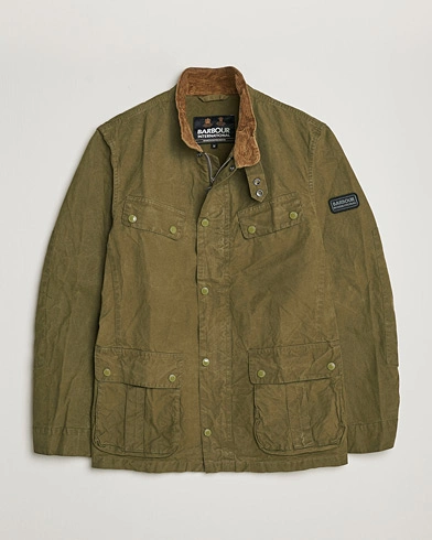 Herre | Field jackets | Barbour International | Summer Wash Duke Jacket Dusky Green