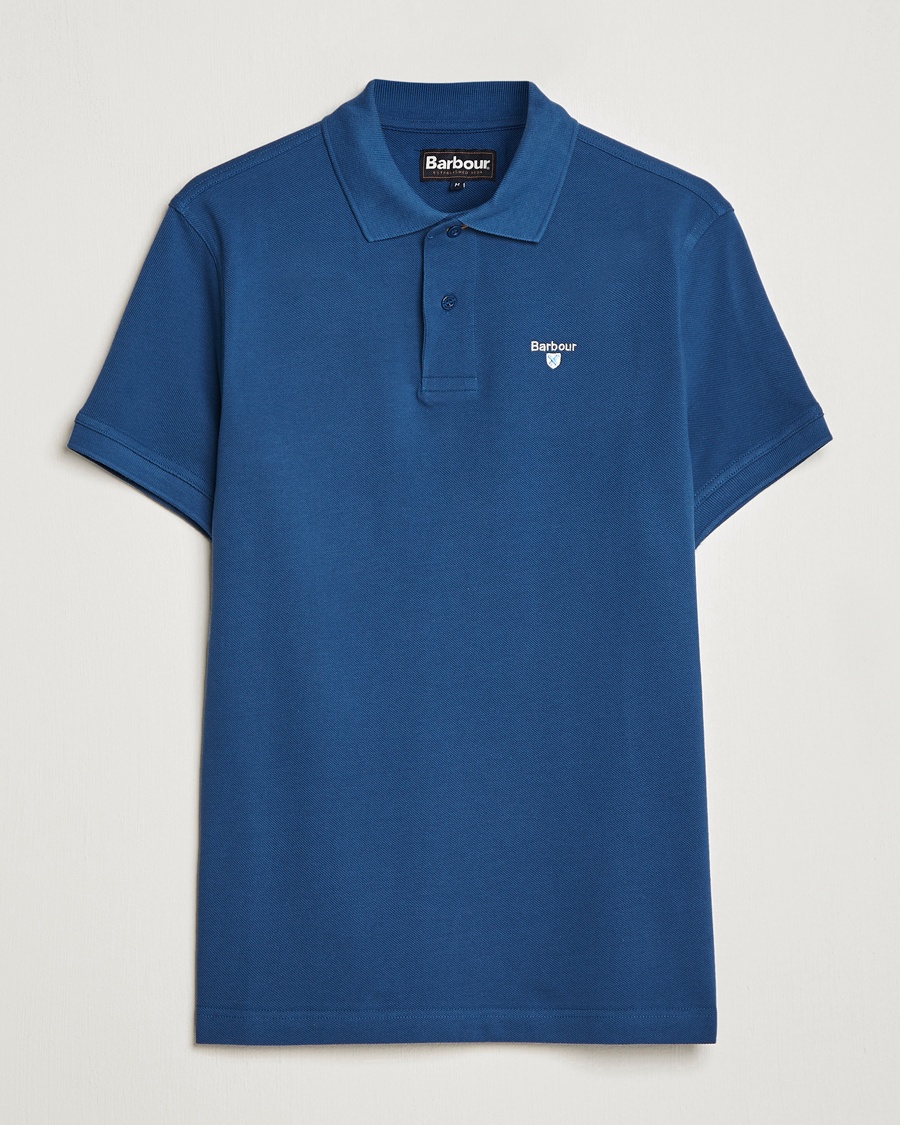 Herre | | Barbour Lifestyle | Sports Polo Deep Blue