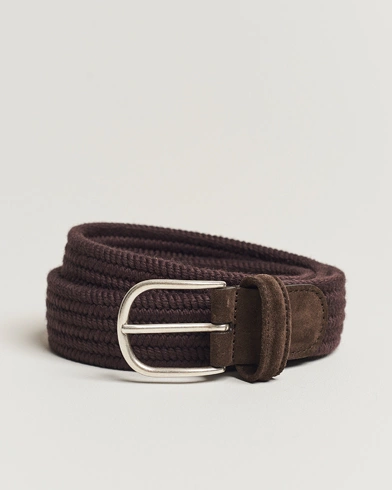 Herre |  | Anderson's | Braided Wool Belt Brown