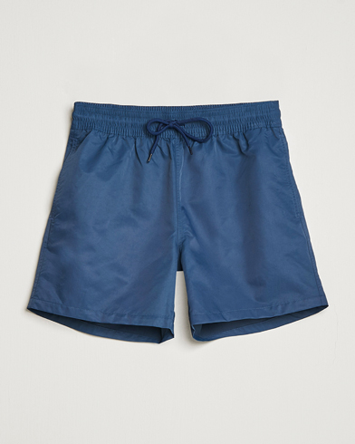 Herre | Contemporary Creators | Colorful Standard | Classic Organic Swim Shorts Petrol Blue