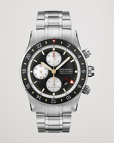 Herre | Fine watches | Bremont | Supermarine Chronograph 43mm Black Dial