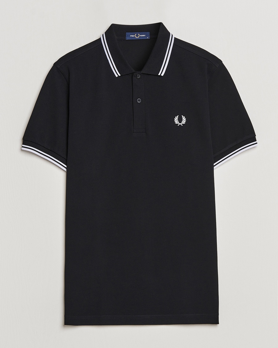 Fred Perry Twin Tipped Polo Shirt Black – Sort