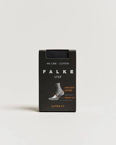 Herre | Wardrobe basics | Falke | Step In Box Loafer Sock Black