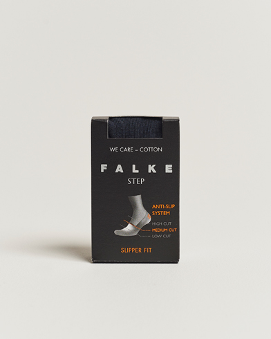 Herre | Strømper | Falke | Step In Box Loafer Sock Navy