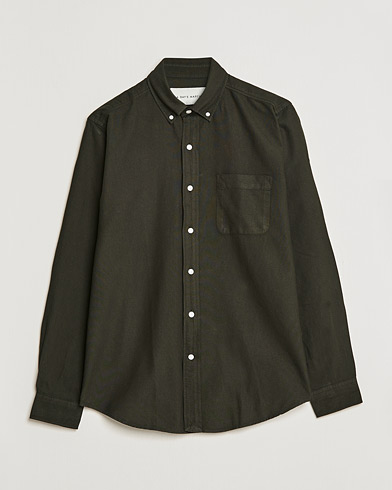Herre | Skjorter | A Day's March | Moorgate Dyed Oxford Shirt Seaweed