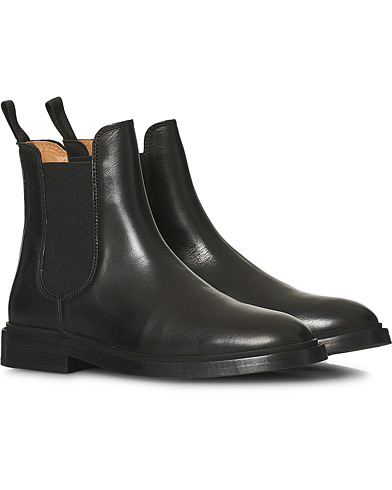 Støvler |  Leather Chelsea Boot Black