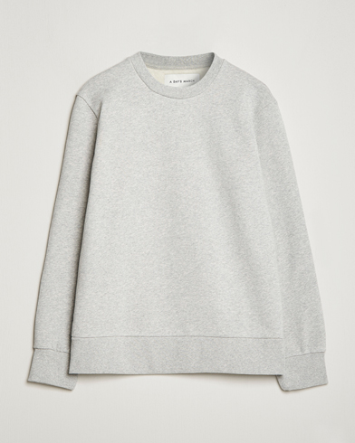 Herre | Wardrobe basics | A Day's March | Shaw Sturdy Fleece Sweatshirt Grey