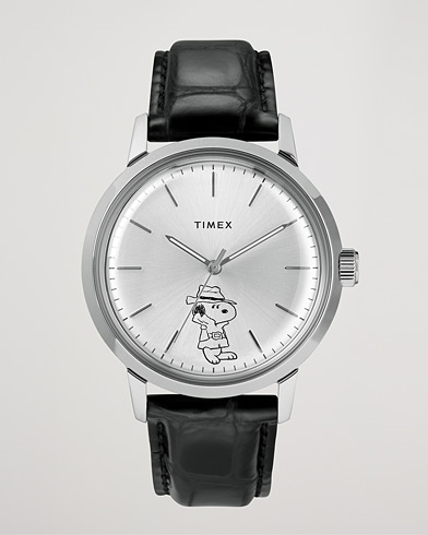 Herre | Ure | Timex | Marlin Automatic Snoopy Secret Agent 40mm Black