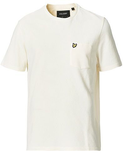 Herre | Udsalg tøj | Lyle & Scott | Sandwash Pique T-shirt Off White
