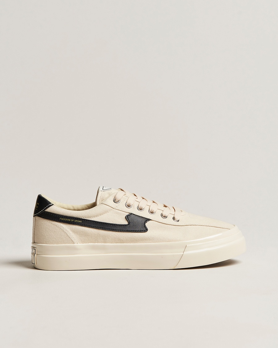  Dellow S-Strike Canvas Sneaker Ecru/Black