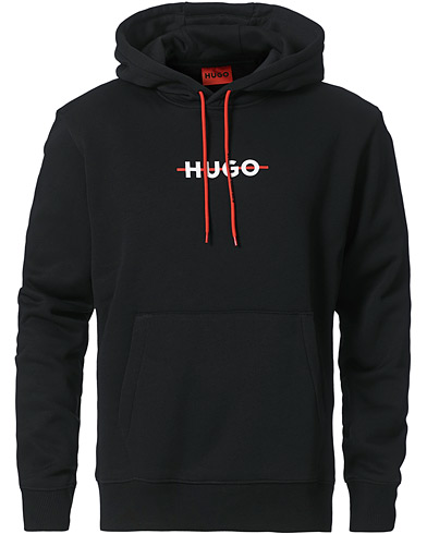 Herre |  | HUGO | Daffleck Logo Hoodie Black